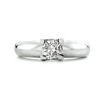Ring Zirkonia Silber rhodiniert