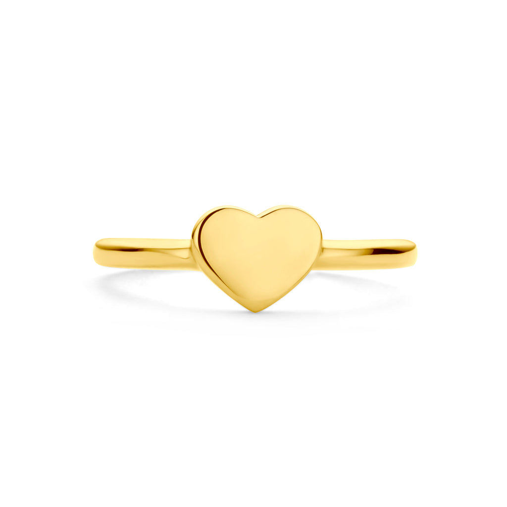 Ring Herz 14K Gelbgold