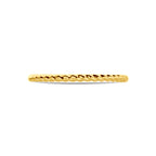 ring gedraaid 14K geelgoud