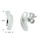 Ohrstecker Silber rhodiniert
