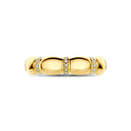 ring zirkonia 14K geelgoud