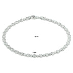 Tennisarmband Zirkonia 3,0 mm 18 cm Silber rhodiniert
