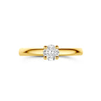 9K Ring Zirkonia 9K Gelb