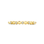 ring diamant 0.05ct h si 14K geelgoud