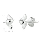 Ohrstecker silberweiß