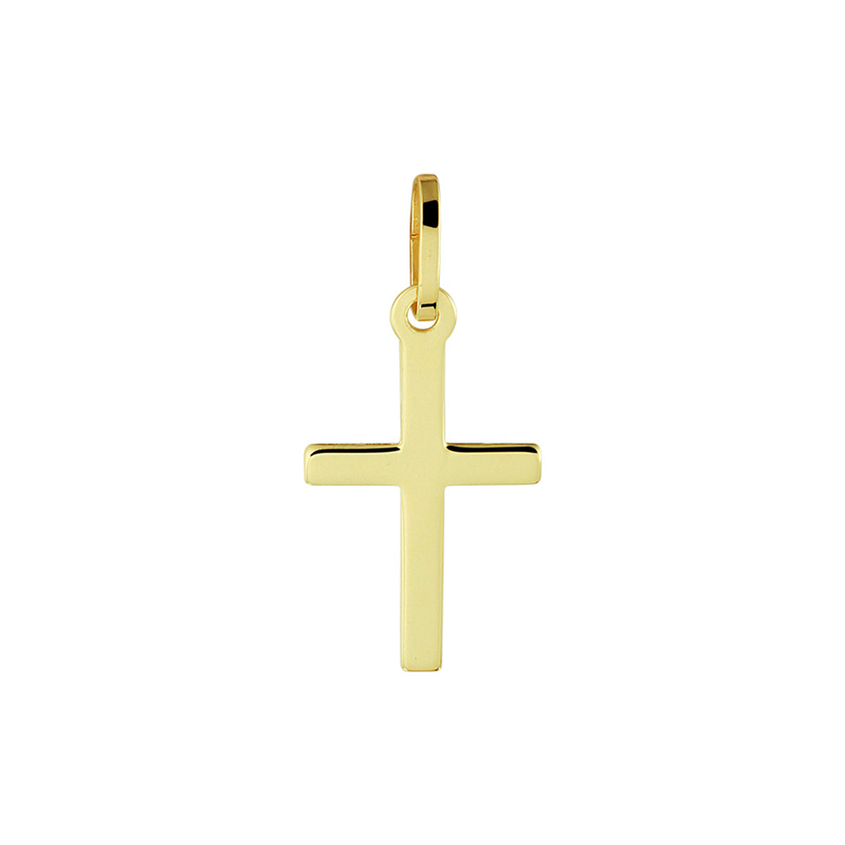 Anhänger Kreuz 14K Gelbgold