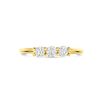 ring zirkonia 14K geelgoud