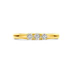 Ring Zirkonia 14K Gelbgold