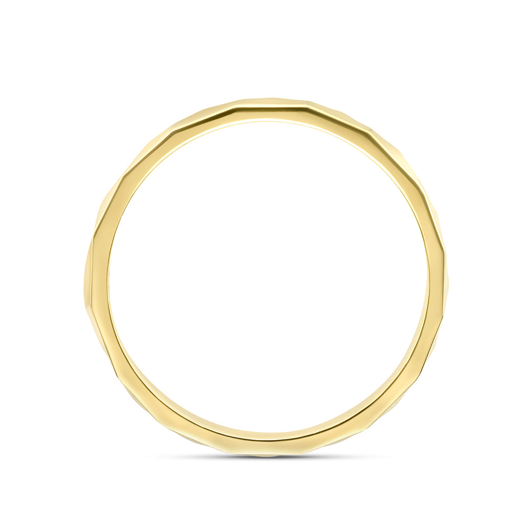 ring gediamanteerd 14K geelgoud