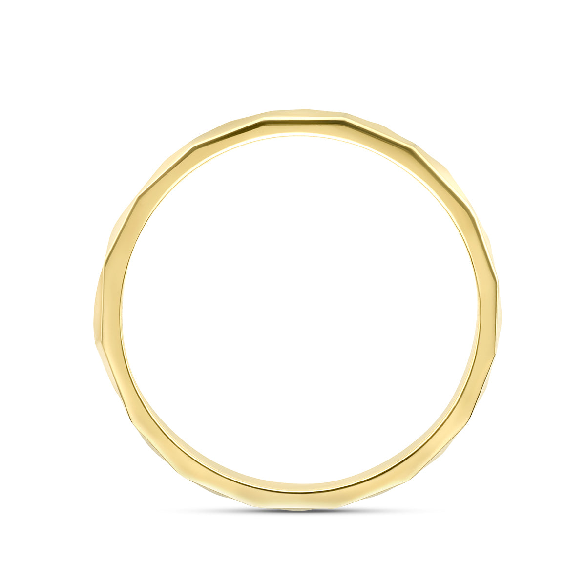 ring gediamanteerd 14K geelgoud