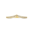 ring lab grown diamant 0.17ct g vs 14K geelgoud