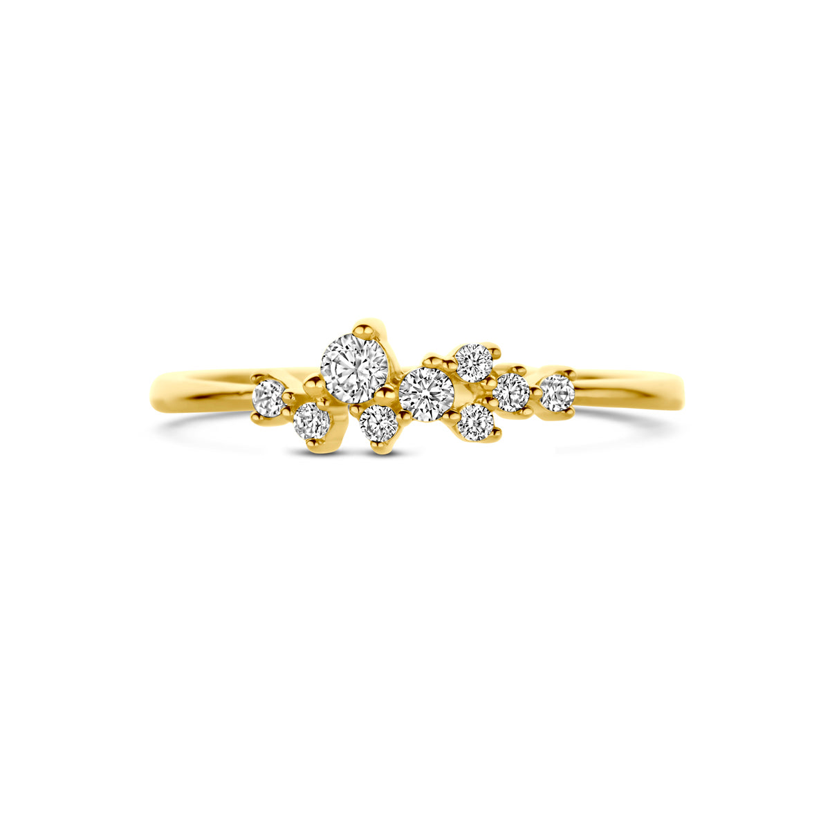 Ring Zirkonia 14K Gelbgold