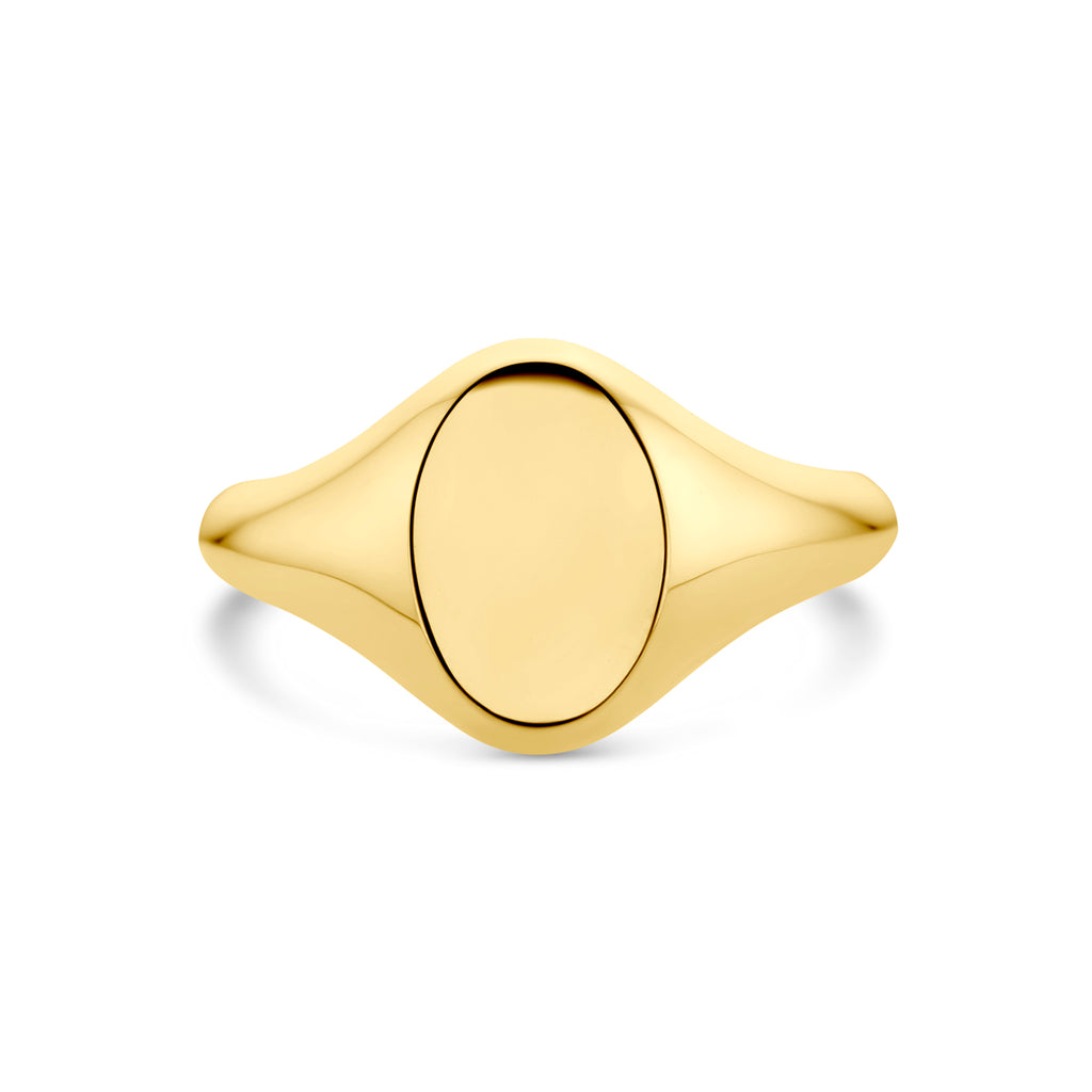 Gravurring 14K Gelbgold