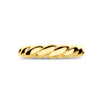 ring gedraaid 14K geelgoud - gedraaid