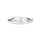 ring lab grown diamant 0.04ct f vs zilver gerhodineerd