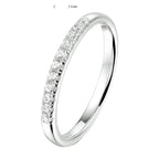 Ring Zirkonia Silber rhodiniert