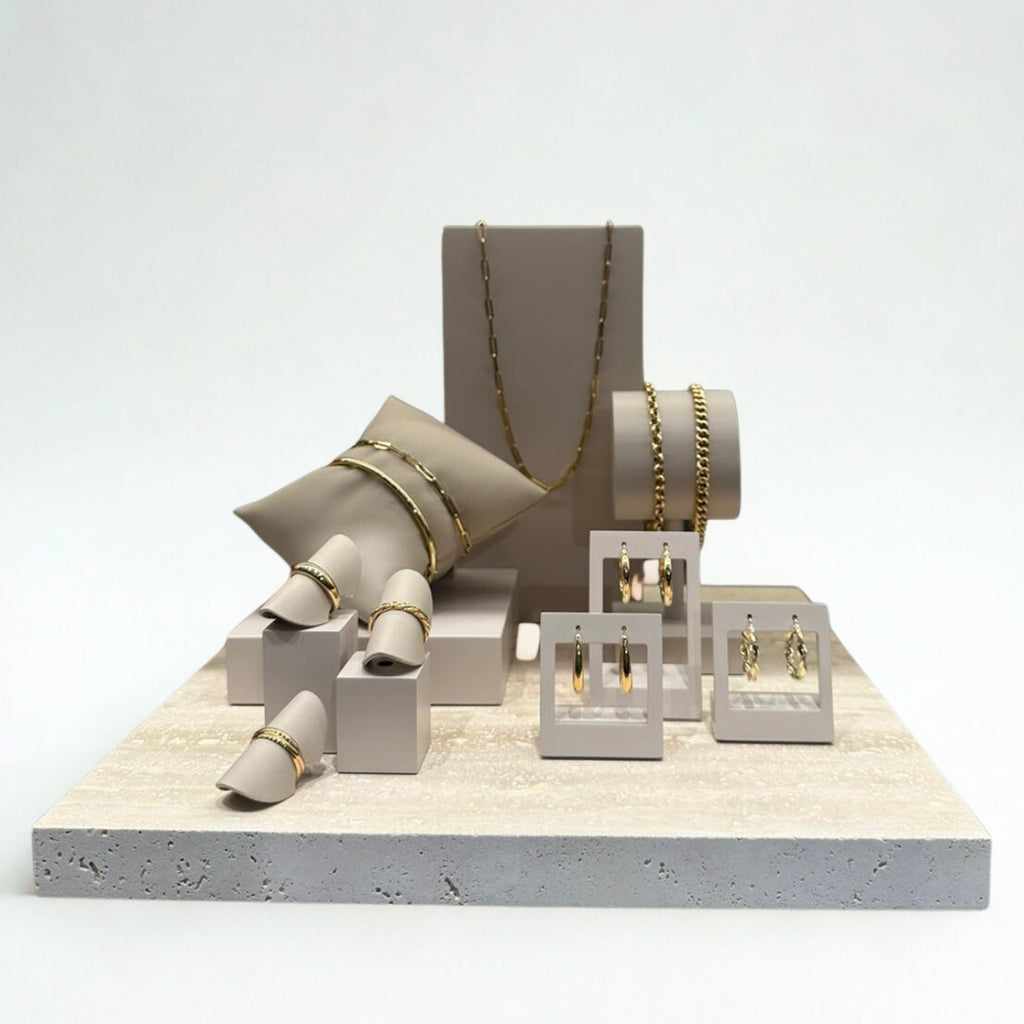 Schmuckdisplay Travertin POS-Materialien
