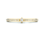 Ring Zirkonia 14K Gelbgold
