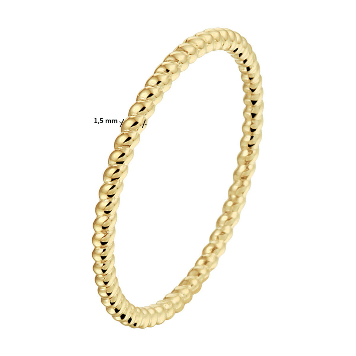 aanschuifring 14K geelgoud