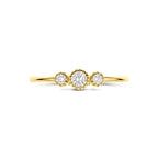 ring zirkonia 14K geelgoud