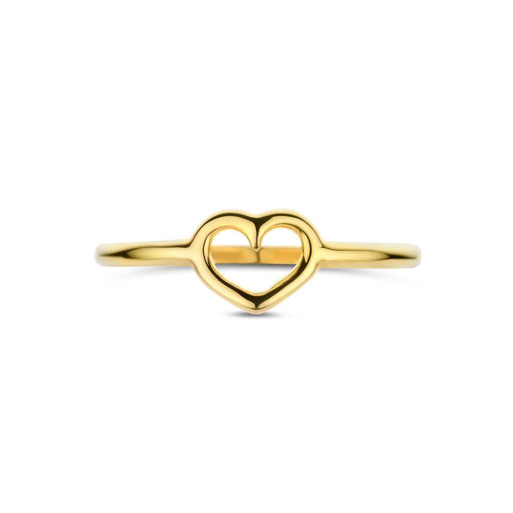 Ring Herz 14K Gelbgold