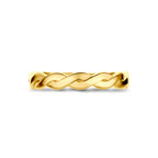 ring gedraaid 14K geelgoud