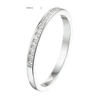 ring diamant 0.15ct h si 14K witgoud met palladium