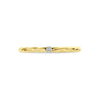 ring diamant 0.03ct h si 14K geelgoud