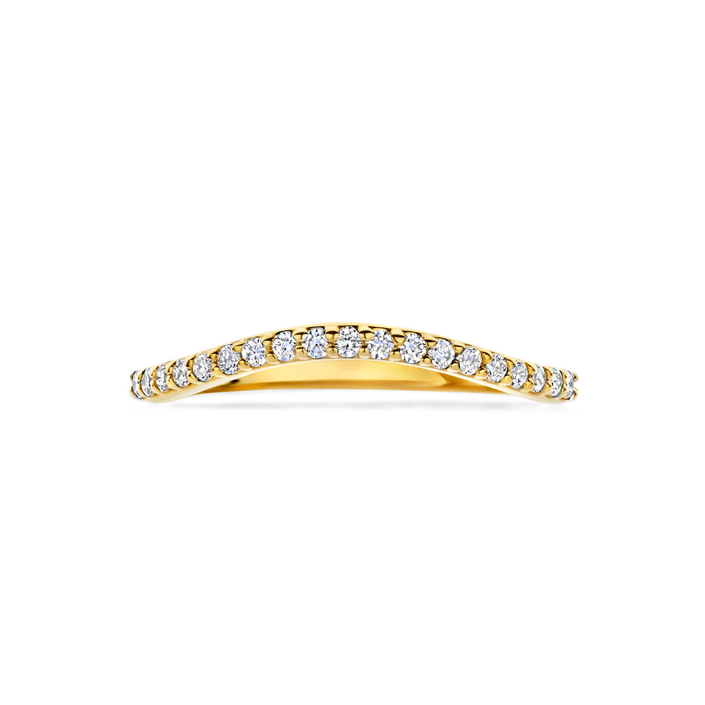 ring lab grown diamant 0.19ct g vs 14K geelgoud