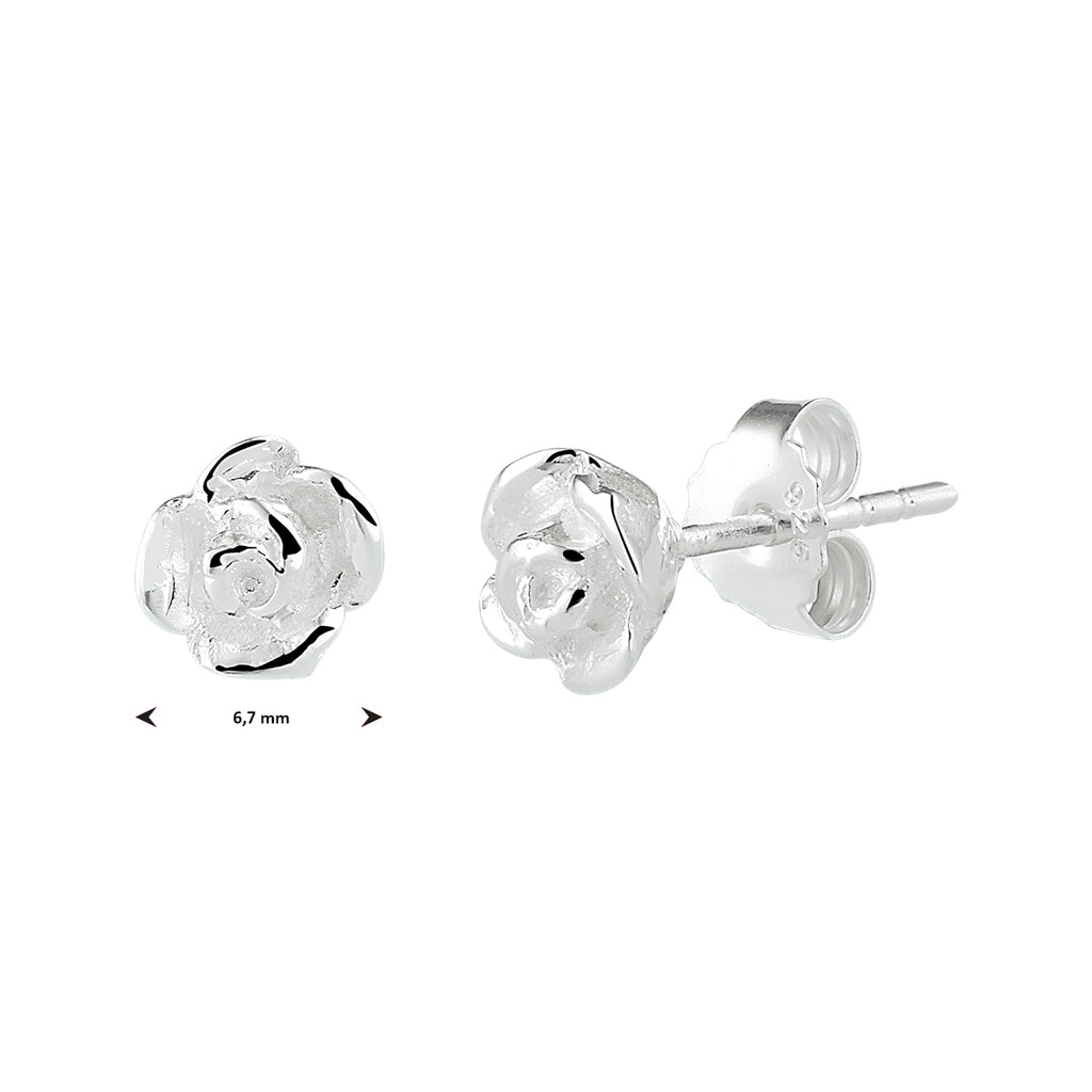 Ohrstecker silberweiß