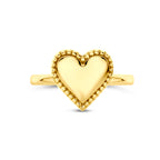 Ring Herz 14K Gelbgold
