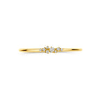 9k ring zirkonia 9K geel