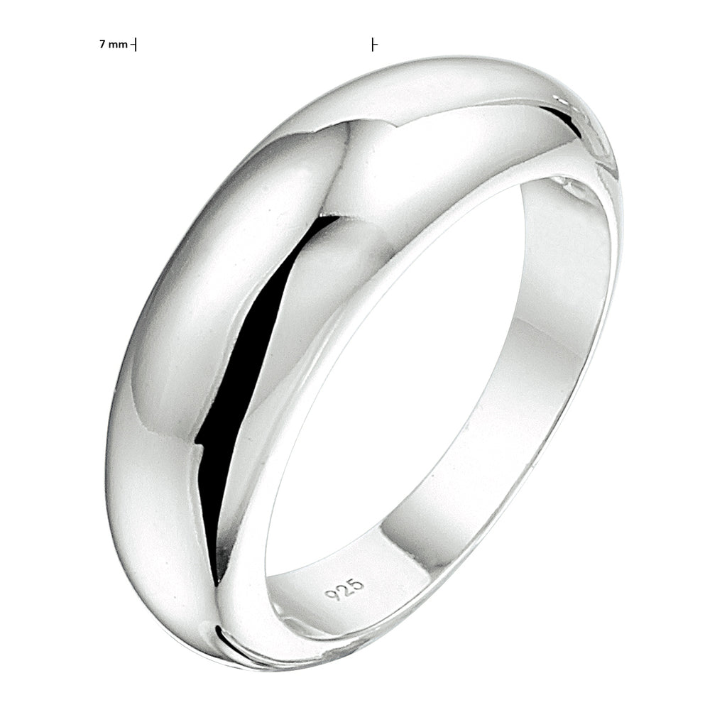 ring balloon zilver gerhodineerd