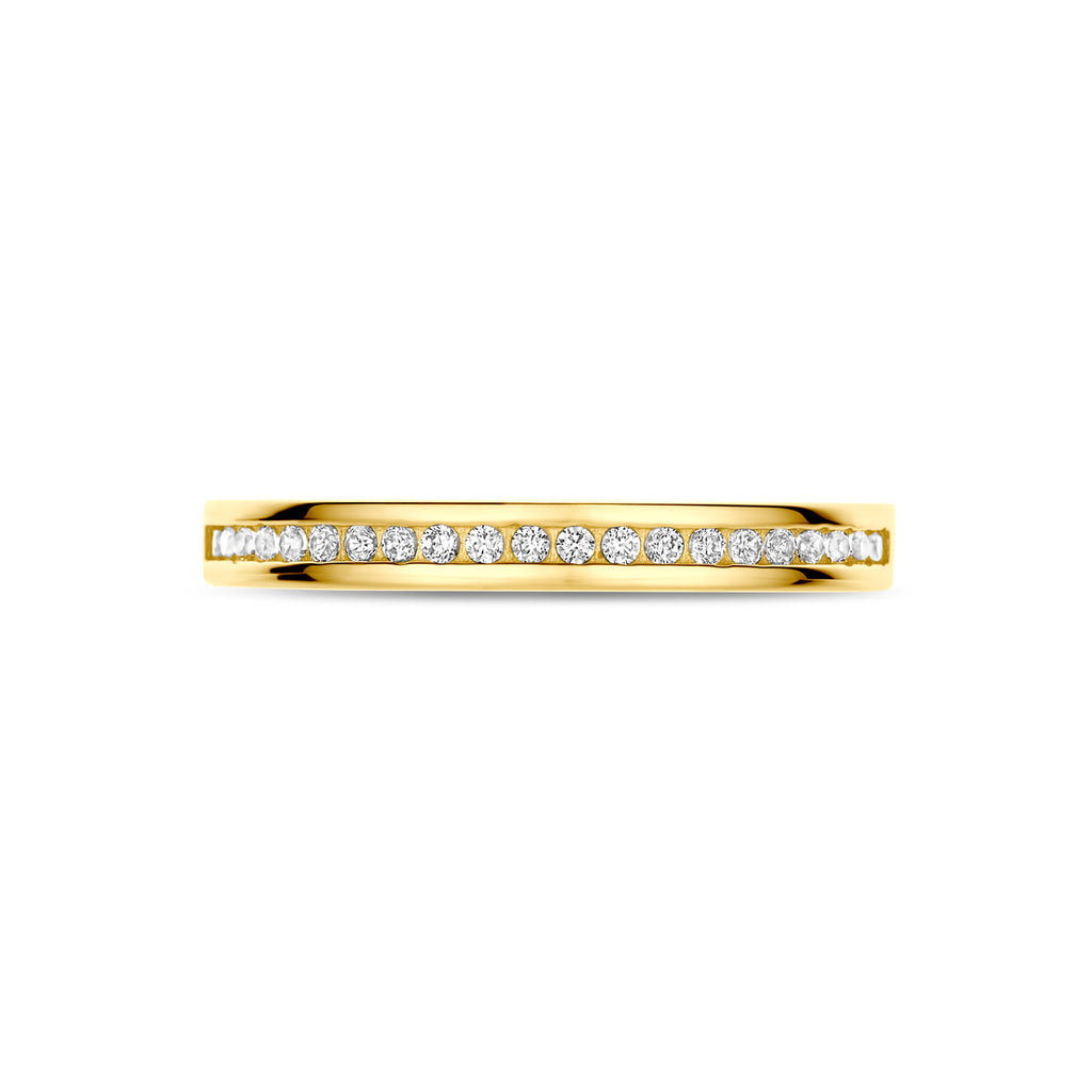 Ring Zirkonia 14K Gelbgold