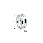 Ohrhänger 2,5 mm rund silberweiß
