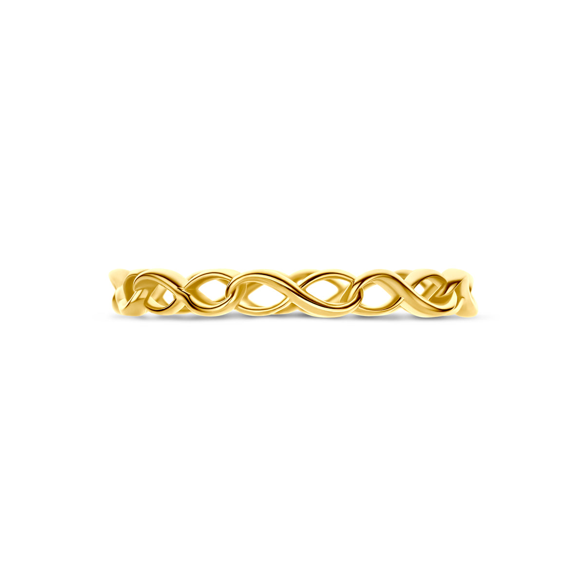 Ring Unendlichkeit 14K Gelbgold