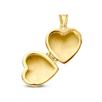 medaillon hartje gravure 15 mm 14K geelgoud