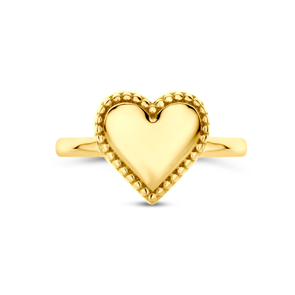 Ring Herz 14K Gelbgold