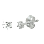 Ohrstecker Diamant 0,10 ct (2x0,05 ct) H SI 14K Weißgold