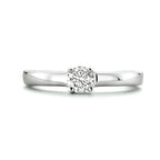 ring zirkonia zilver gerhodineerd