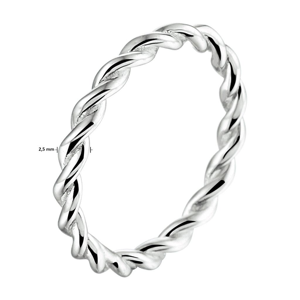 Verlängerungsring Silber rhodiniert