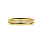 ring zirkonia 14K geelgoud