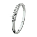 ring zirkonia 14K witgoud