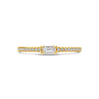 ring zirkonia 14K geelgoud