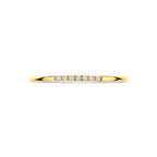 ring zirkonia 14K geelgoud