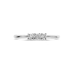 ring diamant 0.12ct h si 18K witgoud