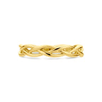 ring gevlochten 14K geelgoud - gevlochten