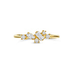 ring zirkonia 14K geelgoud