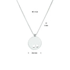 Gravurkette rund 40 + 5 cm Silber rhodiniert