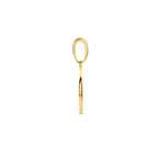 hanger rondje 10 mm 14K geelgoud